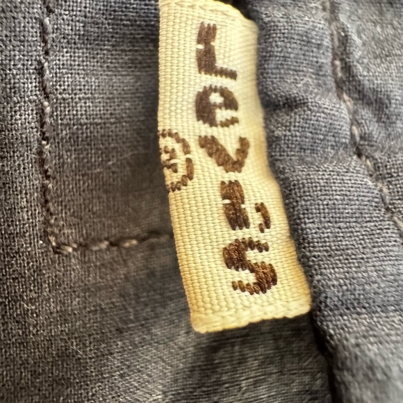 Levi's Women’s Dark Navy Cargo Shorts for Men - Picture 3 of 7